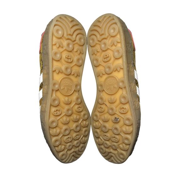 GUCCI X ADIDAS Gazelle Vintage GG Monogram Mens Sneakers Size 8 / 40(EU) - Picture 10 of 11